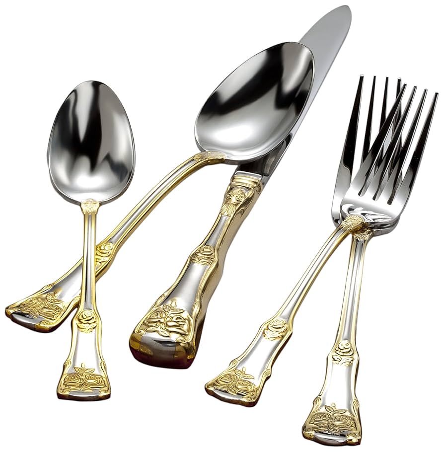   Old Country Roses スプーンセット他 Amazon.com | Royal Albert Old Country Roses Spoon Set of 4
